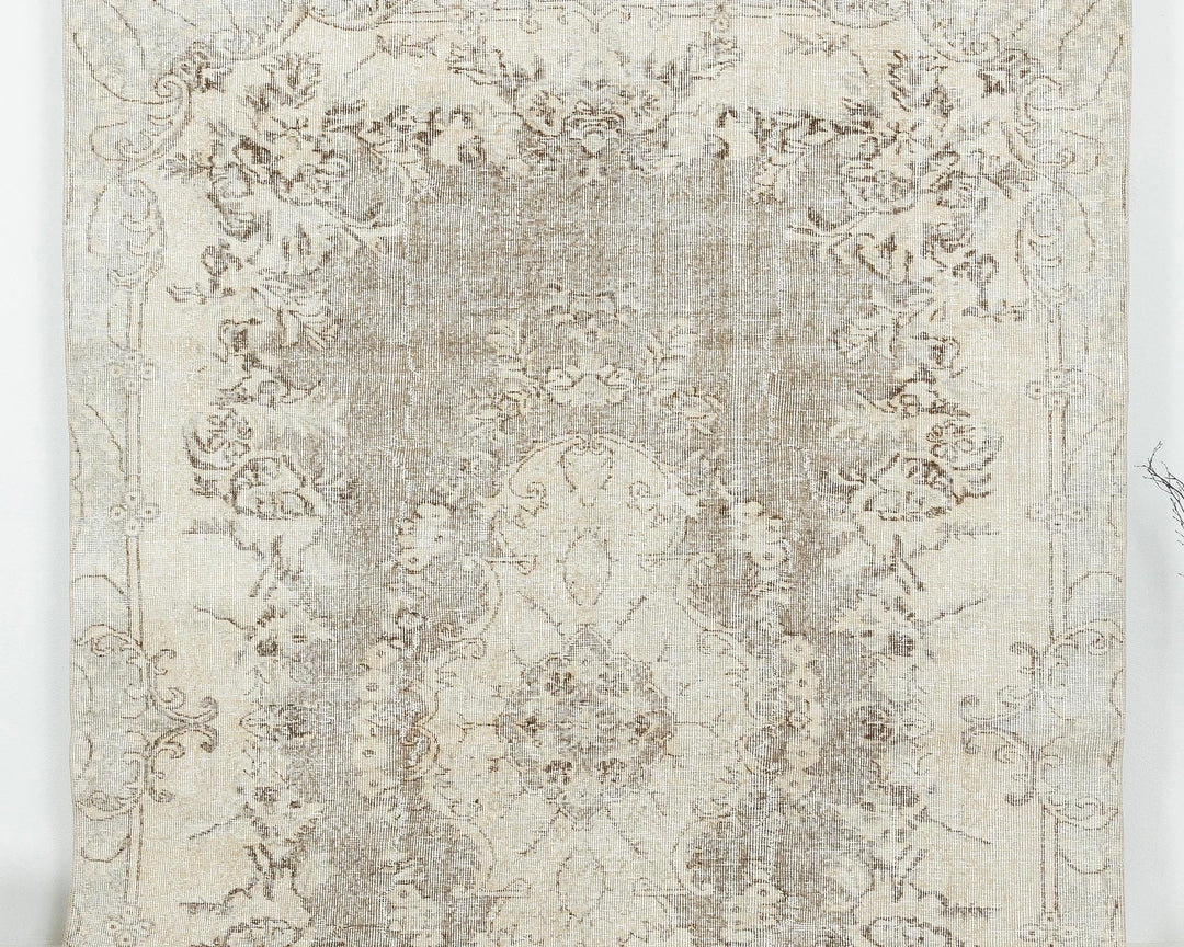 Multicolor Turkish Oushak Rug 6' 3" x 9' 9" Hand-Knotted view
