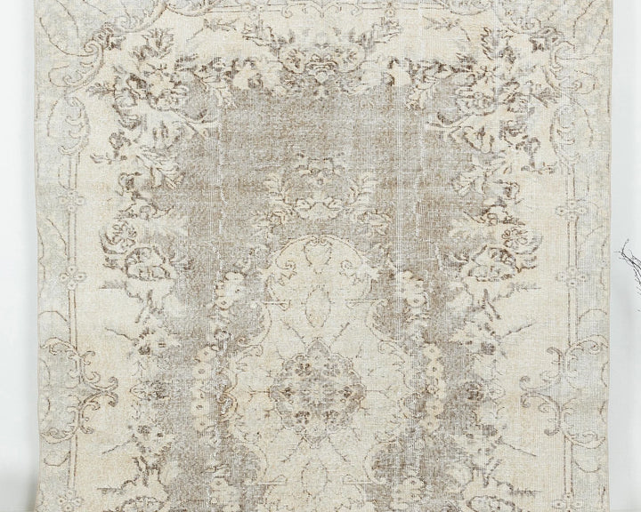 Multicolor Turkish Oushak Rug 6' 3" x 9' 9" Hand-Knotted view
