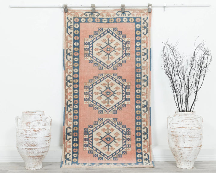 Multicolor Turkish Oushak Rug 2'11" x 5'6" Hand-Knotted | No. VR29541
