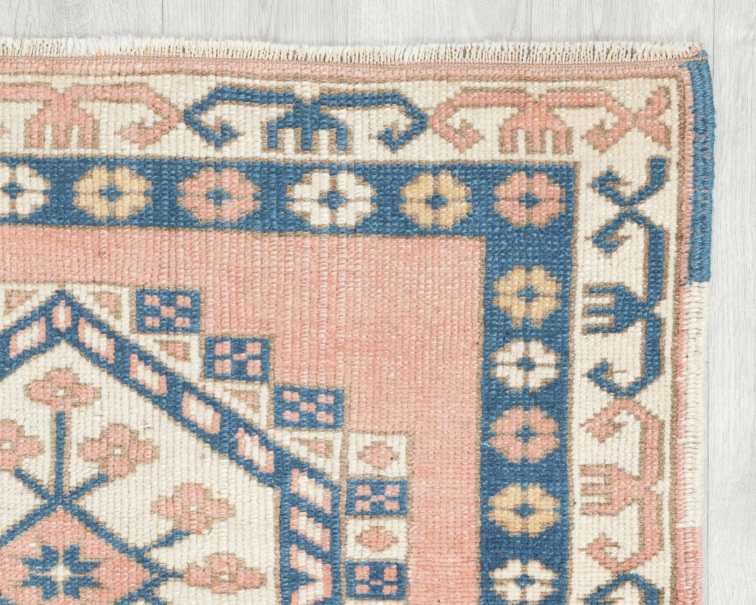 Multicolor Turkish Oushak Rug 2'11" x 5'6" Hand-Knotted | No. VR29541