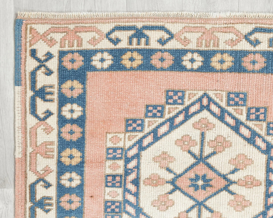Multicolor Turkish Oushak Rug 2'11" x 5'6" Hand-Knotted | No. VR29541