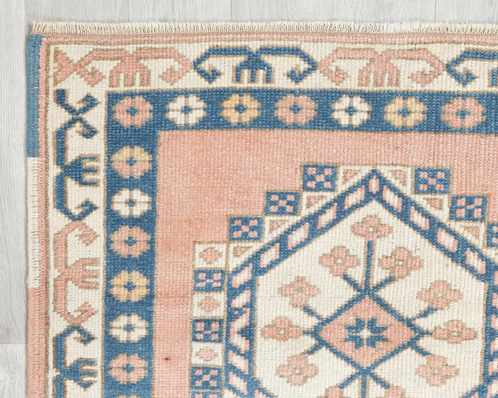Multicolor Turkish Oushak Rug 2'11" x 5'6" Hand-Knotted | No. VR29541