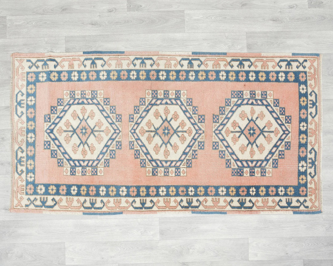 Multicolor Turkish Oushak Rug 2'11" x 5'6" Hand-Knotted | No. VR29541