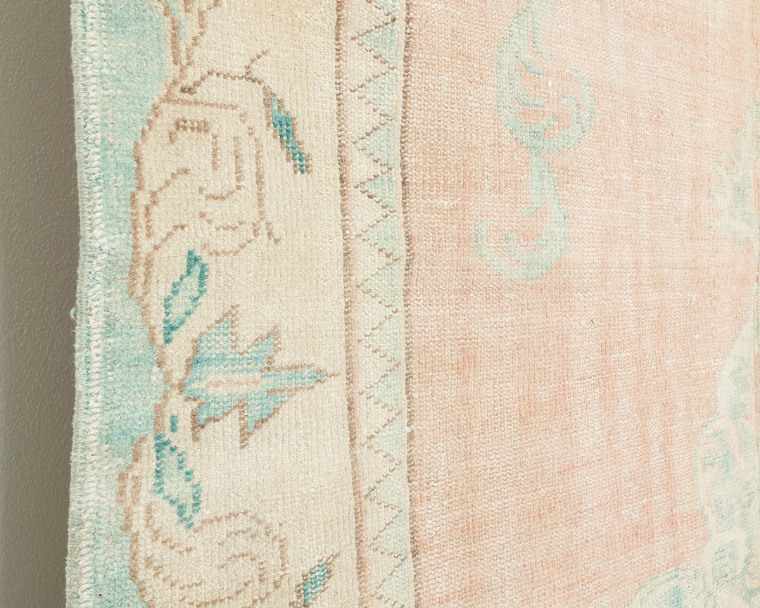 Multicolor Turkish Oushak Rug 5' 8" x 9' Hand-Knotted | No. VR29615