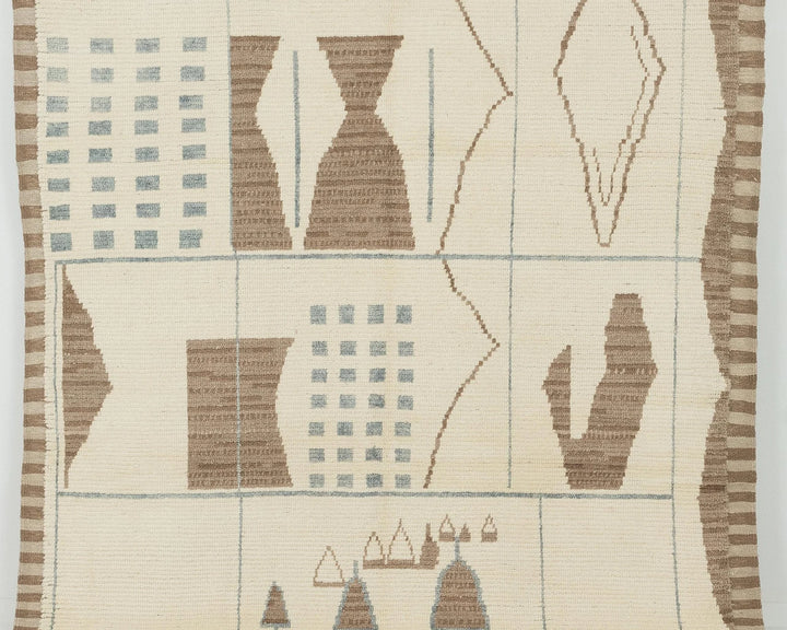 Multicolor Turkish Oushak Rug 7' x 10' Hand-Knotted | No. VR29633