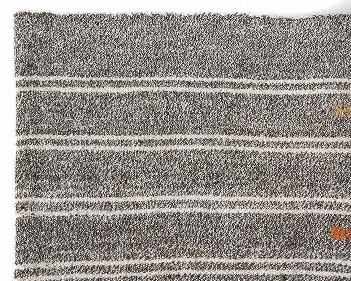 Gray Turkish Kilim Rug 2'10" x 16'2" Flat-Weave | No. VR29690