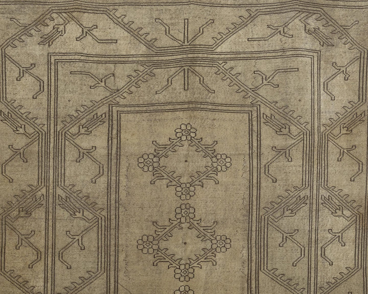 Terracotta Turkish Oushak Rug 6' x 10' 6" Hand-Knotted | No. VR29718