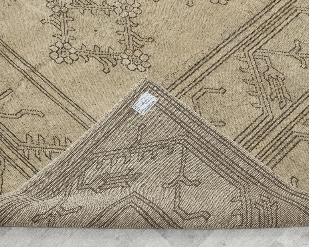 Terracotta Turkish Oushak Rug 6' x 10' 6" Hand-Knotted | No. VR29718