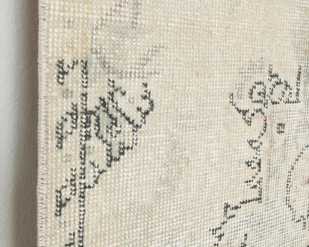 Beige Turkish Oushak Rug 3' x 5' 11" Hand-Knotted | No. VR29743
