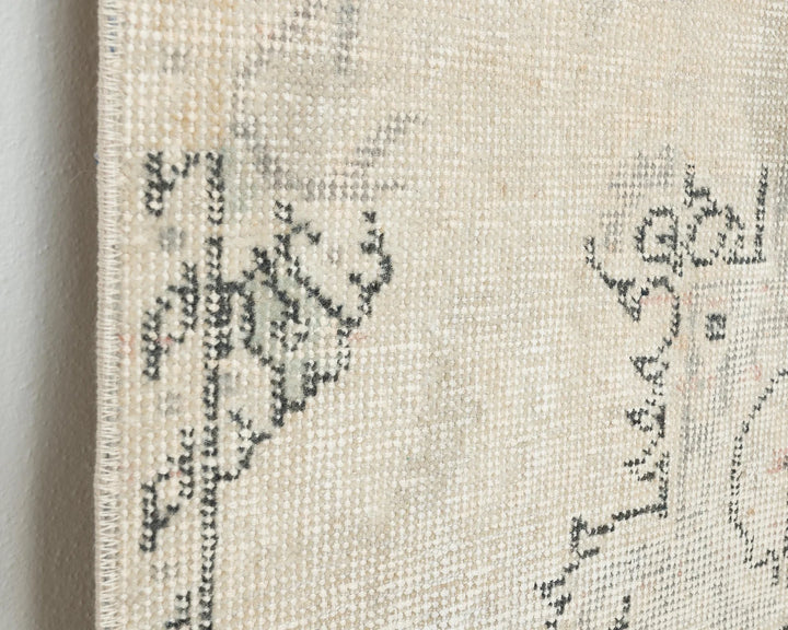 Beige Turkish Oushak Rug 3' x 5' 11" Hand-Knotted | No. VR29743