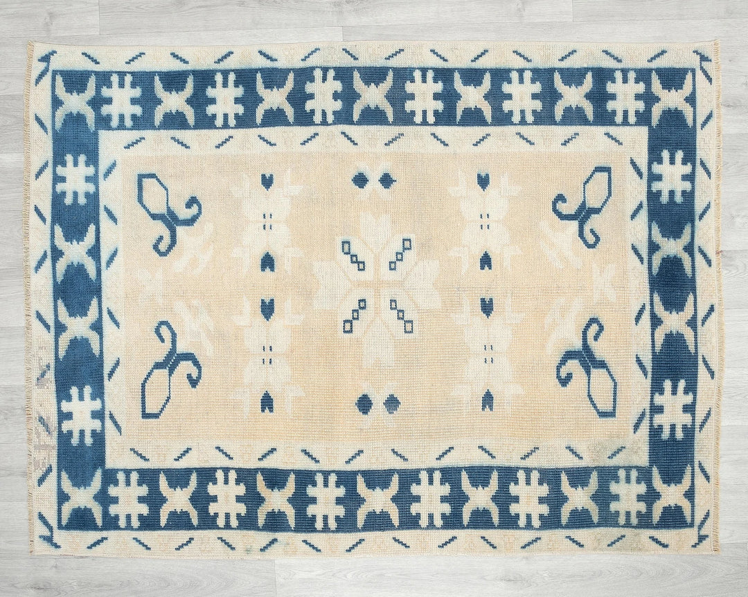 Oushak Rug 3' 7" x 4' 9" | No. VR29838