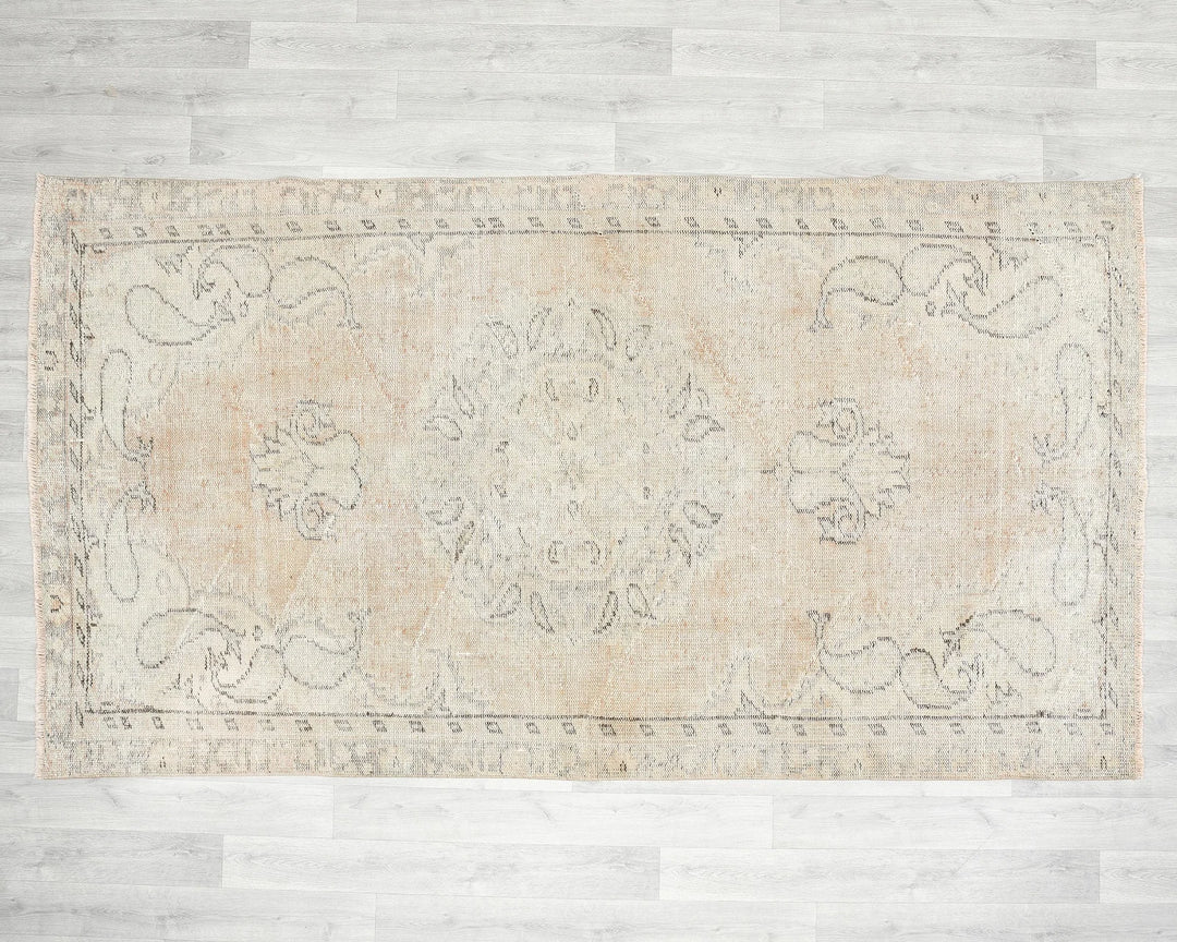Multicolor Turkish Oushak Rug 4'10" x 8'4" Hand-Knotted | No. VR29856
