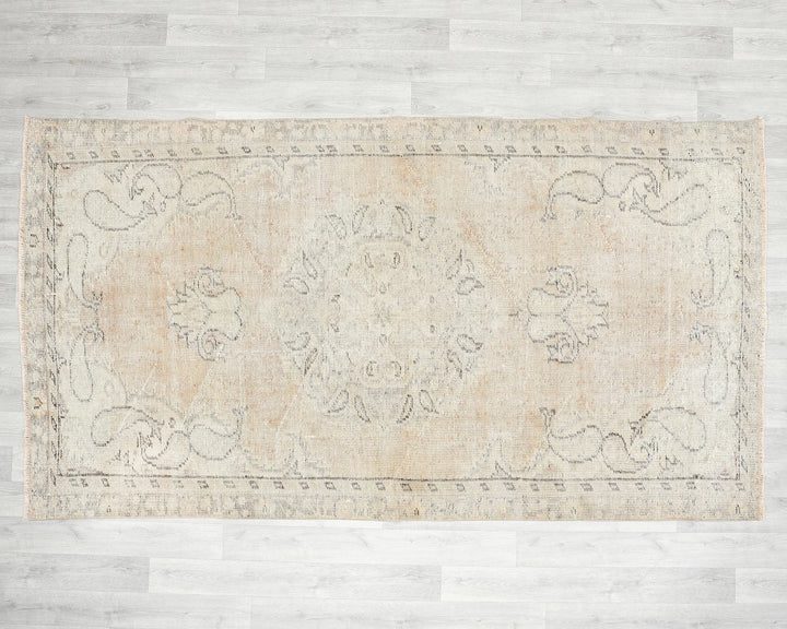 Multicolor Turkish Oushak Rug 4'10" x 8'4" Hand-Knotted | No. VR29856