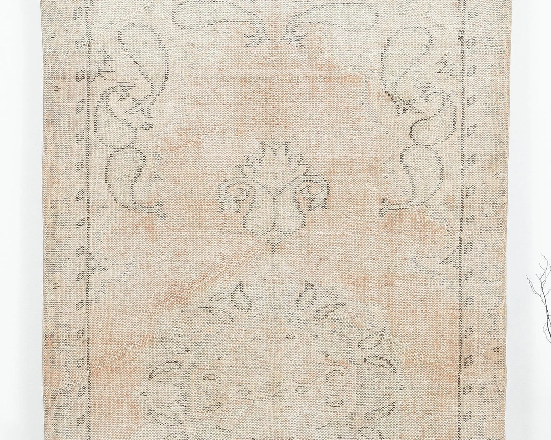 Multicolor Turkish Oushak Rug 4'10" x 8'4" Hand-Knotted | No. VR29856