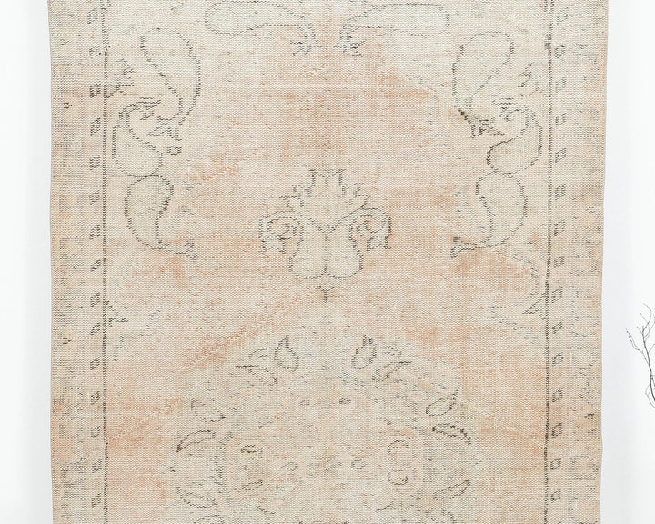 Multicolor Turkish Oushak Rug 4'10" x 8'4" Hand-Knotted | No. VR29856