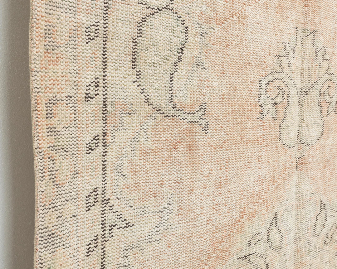 Multicolor Turkish Oushak Rug 4'10" x 8'4" Hand-Knotted | No. VR29856