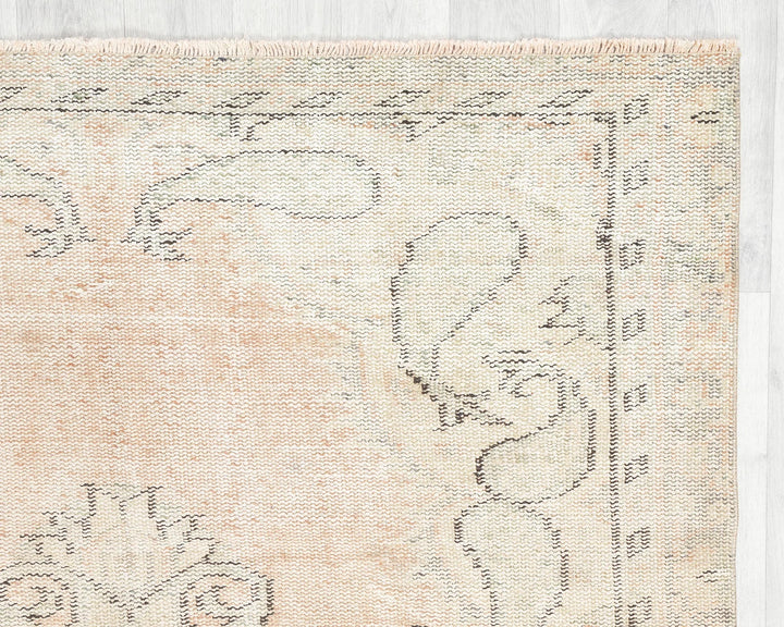 Multicolor Turkish Oushak Rug 4'10" x 8'4" Hand-Knotted | No. VR29856