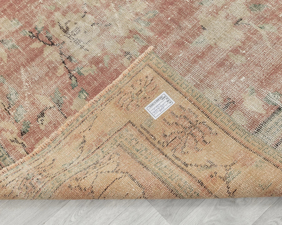Multicolor Turkish Oushak Rug 5'8" x 8'5" Hand-Knotted | No. VR29903