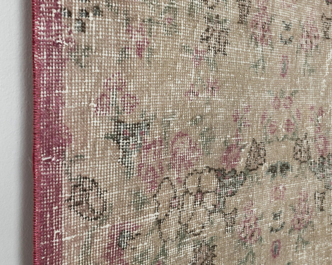 Multicolor Turkish Oushak Rug 2'10" x 5'10" Hand-Knotted | No. VR29929