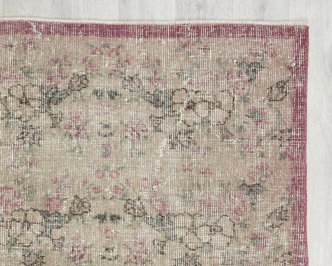 Multicolor Turkish Oushak Rug 2'10" x 5'10" Hand-Knotted | No. VR29929