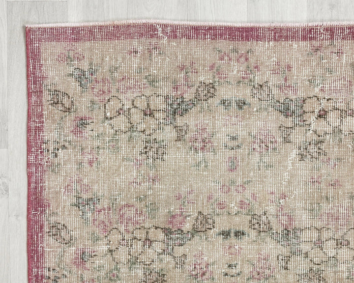 Multicolor Turkish Oushak Rug 2'10" x 5'10" Hand-Knotted | No. VR29929