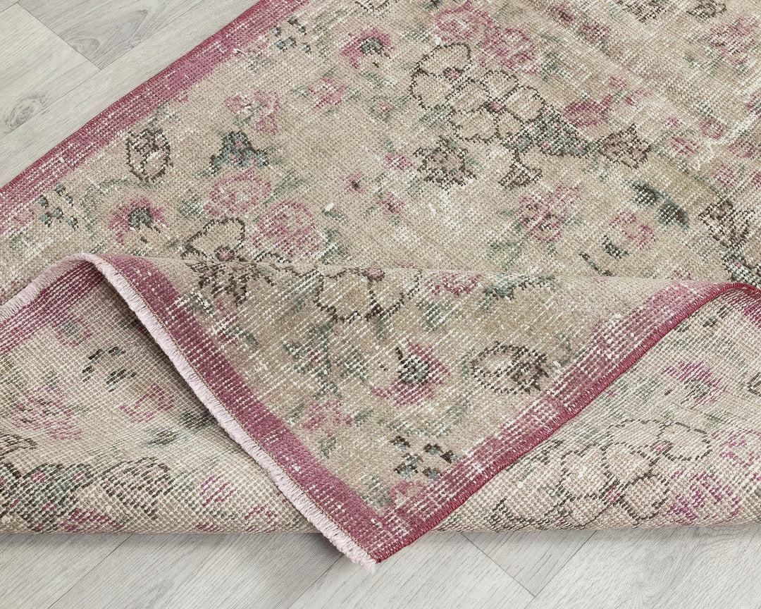Multicolor Turkish Oushak Rug 2'10" x 5'10" Hand-Knotted | No. VR29929