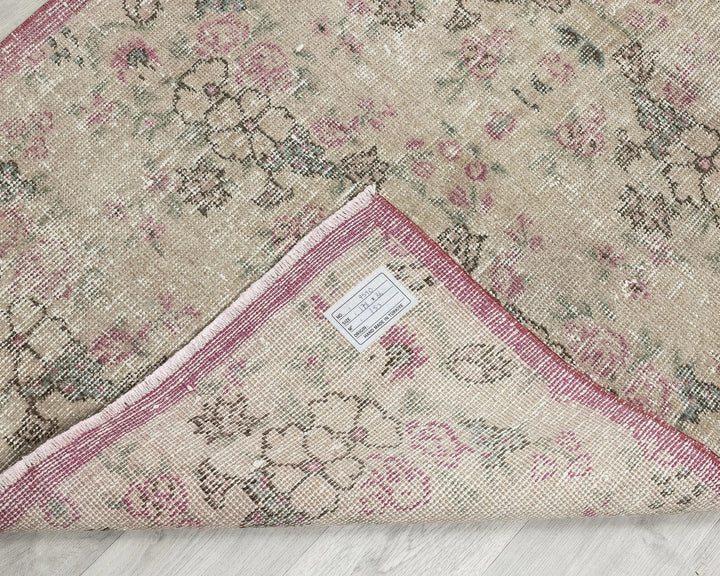 Multicolor Turkish Oushak Rug 2' 10" x 5' 10" Hand-Knotted | No. VR29929