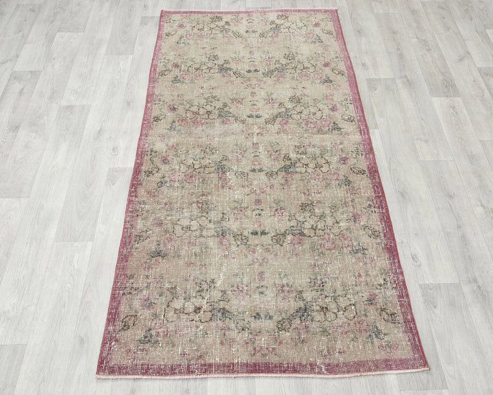 Multicolor Turkish Oushak Rug 2'10" x 5'10" Hand-Knotted | No. VR29929