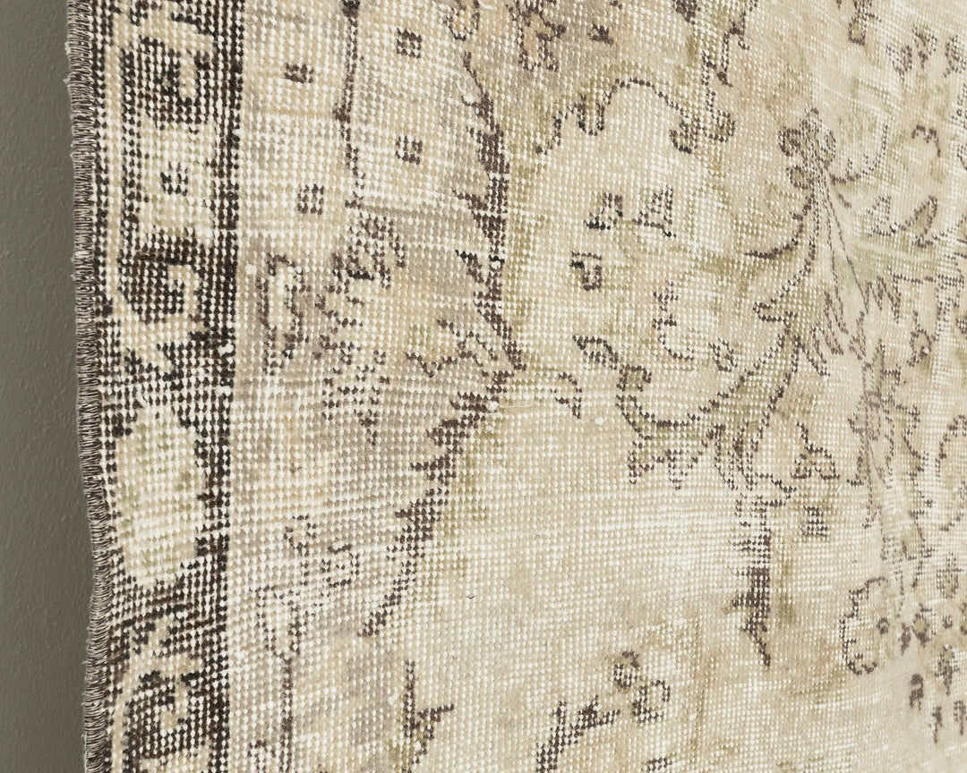 Multicolor Turkish Oushak Rug 6'8" x 10'6" Hand-Knotted | No. VR30054