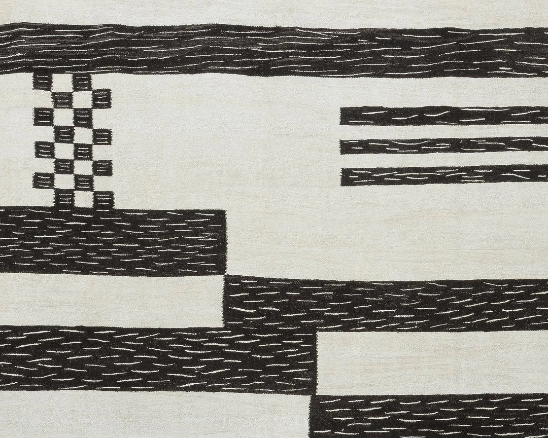Black Kilim Rug 10' x 13' 3" | No. VR30083