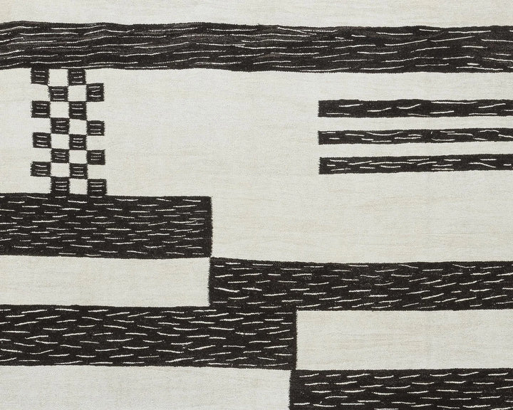 Black Kilim Rug 10' x 13' 3" | No. VR30083