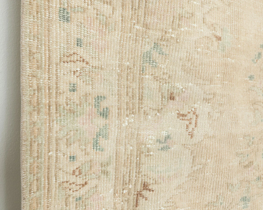 Beige Turkish Oushak Rug 5' 5" x 8' 6" Hand-Knotted | No. VR30236