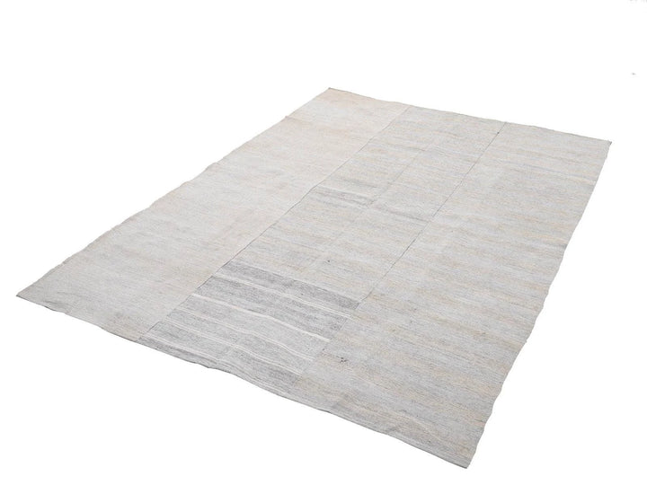 Gray Kilim Rug 6' 1" x 8' 6" | No. VR30280