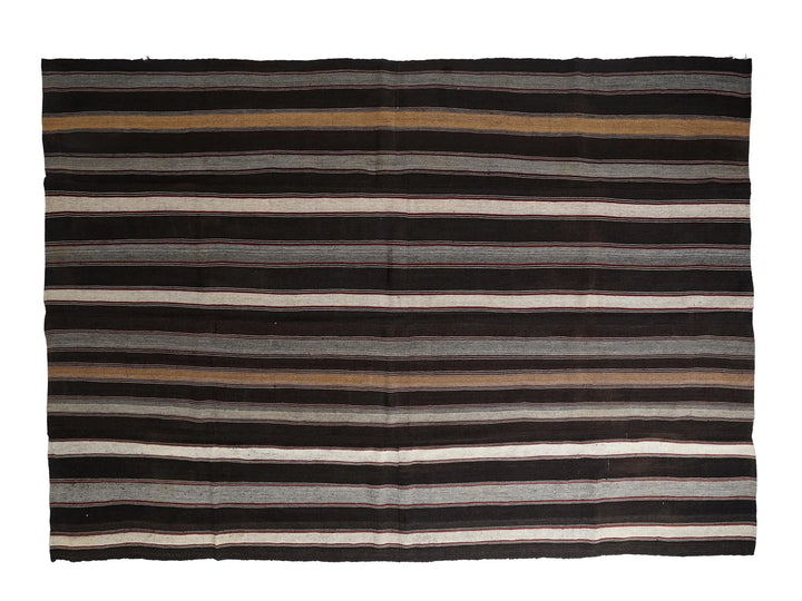 Multicolor Turkish Kilim Rug 9' 6" x 13' 2" Flat-Weave | No. VR30409