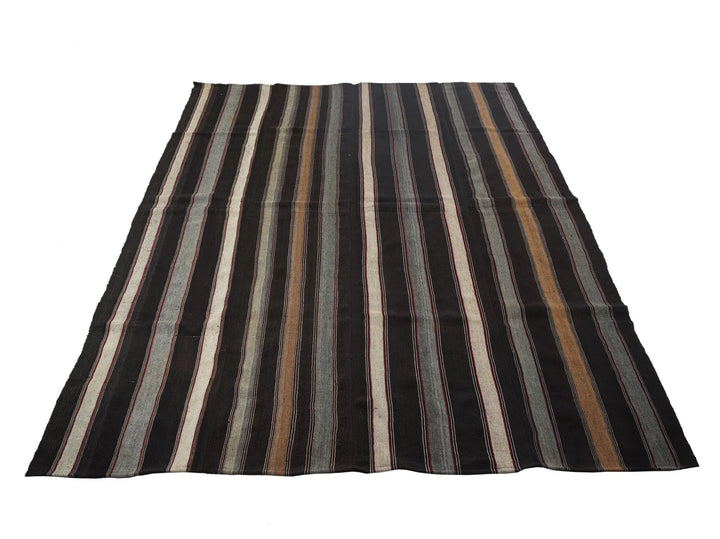 Multicolor Turkish Kilim Rug 9' 6" x 13' 2" Flat-Weave | No. VR30409