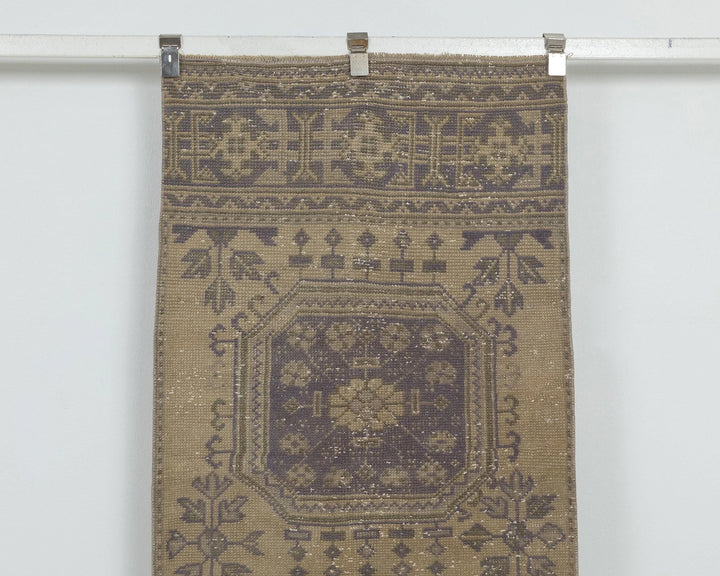Multicolor Turkish Oushak Rug 2'7" x 10'10" Hand-Knotted view