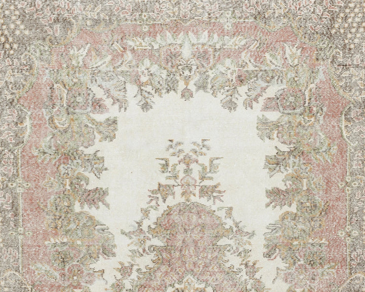 Multicolor Turkish Oushak Rug 5' 11" x 9' 8" Hand-Knotted | No. VR30575