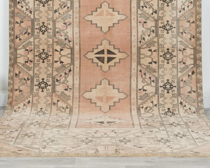 Multicolor Turkish Oushak Rug 6'3" x 10'1" Hand-Knotted | No. VR30746