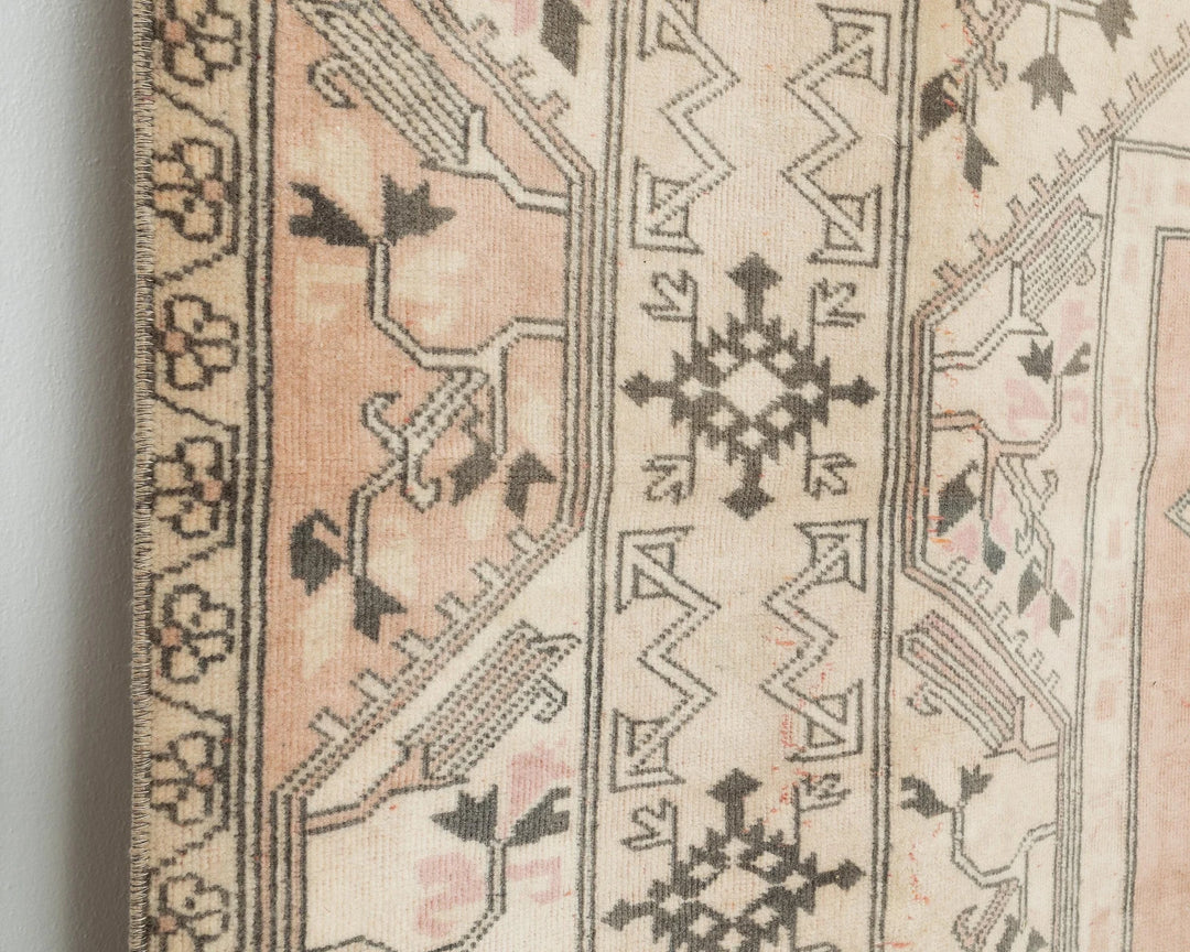 Multicolor Turkish Oushak Rug 6'3" x 10'1" Hand-Knotted | No. VR30746