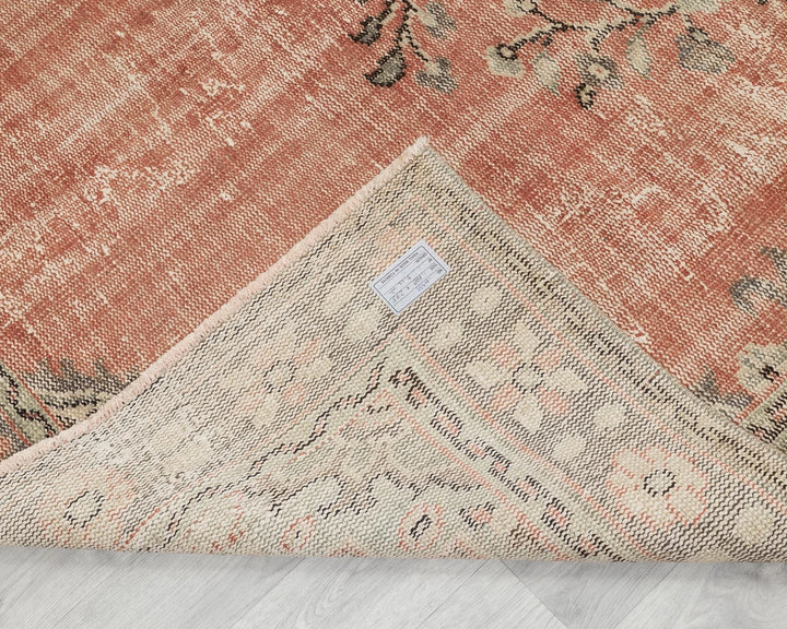 Multicolor Turkish Oushak Rug 6' 3" x 9' Hand-Knotted | No. VR30777