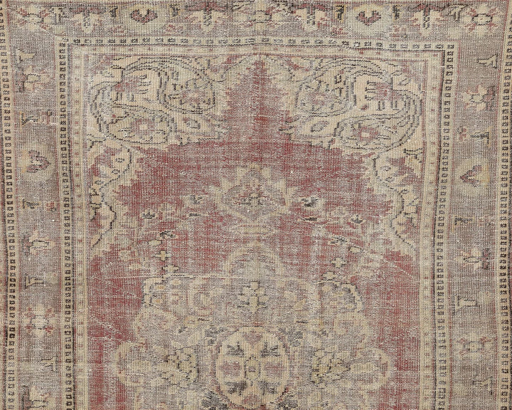 Multicolor Turkish Oushak Rug 6' 1" x 9' 2" Hand-Knotted | No. VR30806