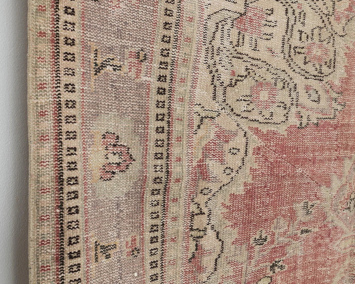 Multicolor Turkish Oushak Rug 6' 1" x 9' 2" Hand-Knotted | No. VR30806