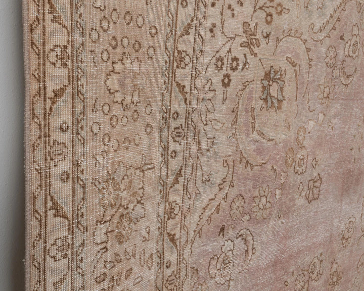 Beige Turkish Oushak Rug 9' 8" x 12' 4" Hand-Knotted | No. VR30832