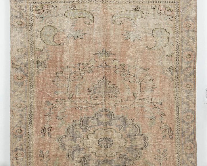 Multicolor Turkish Oushak Rug 5' 11" x 9' 8" Hand-Knotted | No. VR30953
