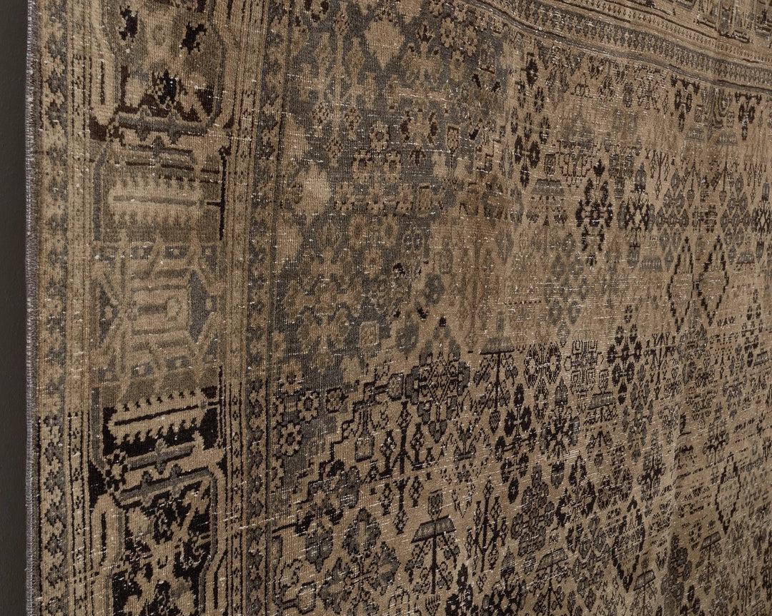 Multicolor Turkish Oushak Rug 9' 7" x 12' 8" Hand-Knotted | No. VR31007