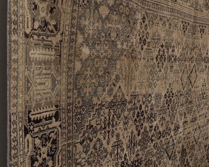 Multicolor Turkish Oushak Rug 9' 7" x 12' 8" Hand-Knotted | No. VR31007