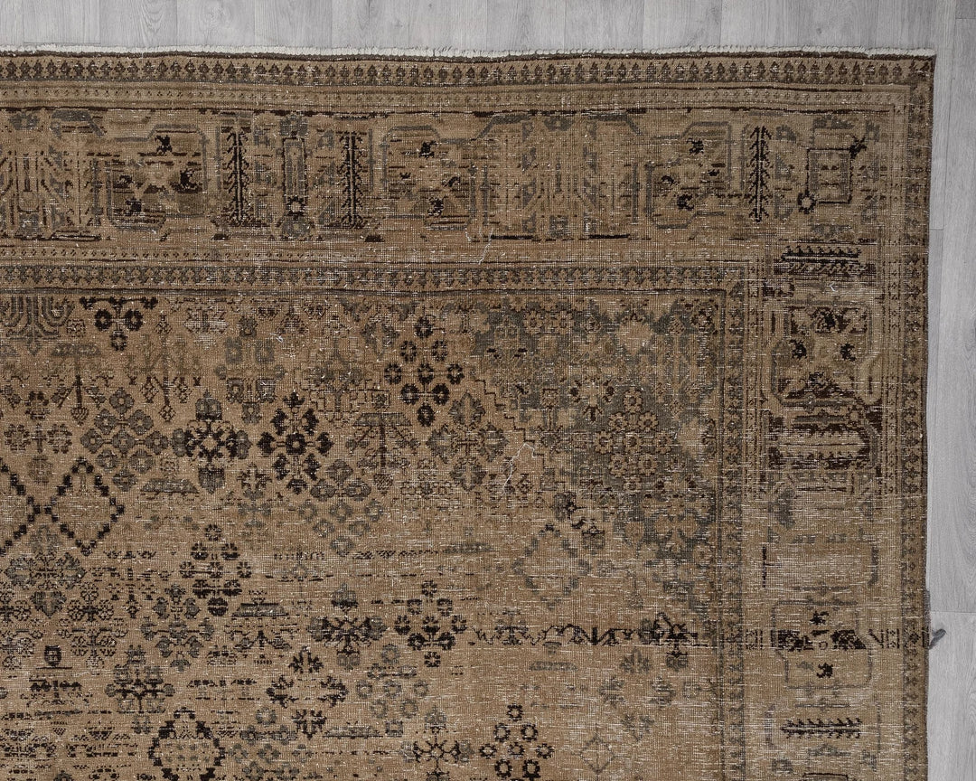 Multicolor Turkish Oushak Rug 9' 7" x 12' 8" Hand-Knotted | No. VR31007