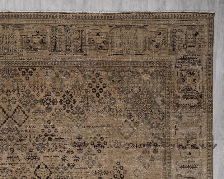 Multicolor Turkish Oushak Rug 9' 7" x 12' 8" Hand-Knotted | No. VR31007