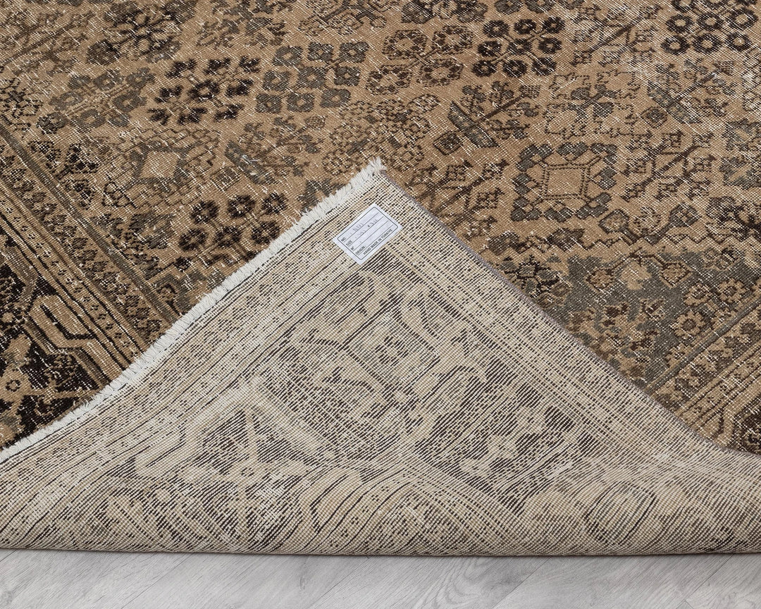 Multicolor Turkish Oushak Rug 9' 7" x 12' 8" Hand-Knotted | No. VR31007