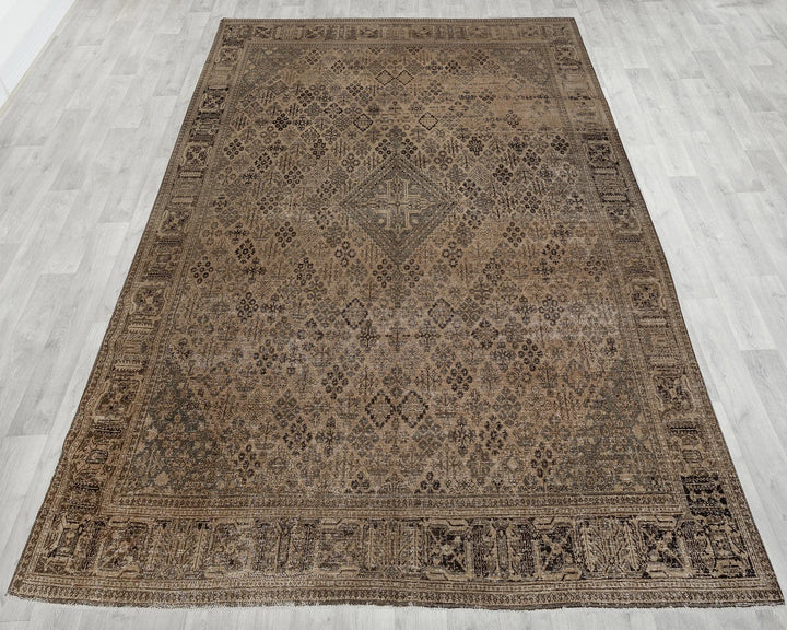 Multicolor Turkish Oushak Rug 9' 7" x 12' 8" Hand-Knotted | No. VR31007